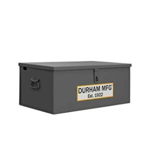 Durham Welders Box, Jobsite Box, 3.3 cu. ft, 14 Gauge Steel, 30-11/16 x 17-3/8 x 12-3/16, Gray (JSCWB-163012-94T-D719)