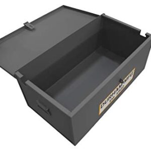 Durham Welders Box, Jobsite Box, 3.3 cu. ft, 14 Gauge Steel, 30-11/16 x 17-3/8 x 12-3/16, Gray (JSCWB-163012-94T-D719)