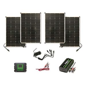 nature power 440 watt complete solar kit (750w inverter & 30a cc)