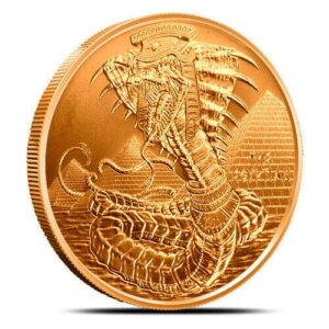 world of dragons series - the egytian dragon 1 oz copper usa bu round