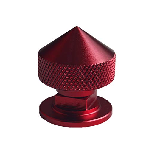 JGR 1 Pair Welding Hood (Pipeliner) Fasteners Aluminum (Spiked-Red)