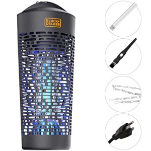 BLACK+DECKER Bug Zapper Mosquito Killer Indoor and Outdoor Fly Zapper Half Acre Coverage