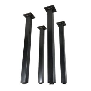 metal table legs - post style - set of four