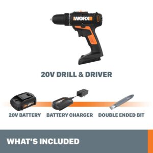 Worx WX101L.9 20V Power Share Cordless Drill & Driver (Tool Only)