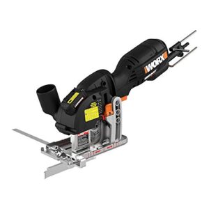 worx wx420l 3 amp versacut 3-3/8" electric compact circular saw with laser guide technology