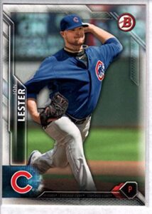 2016 bowman #17 jon lester cubs baseball