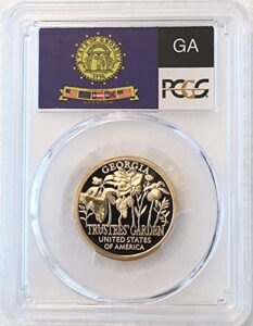 2019 s proof georgia american innovation dollar trustees garden pr 70 dcam state flag label pcgs