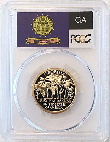 2019 S Proof Georgia American Innovation Dollar Trustees Garden PR 70 DCAM State Flag Label PCGS