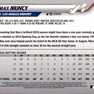 Baseball MLB 2020 Topps #255 Max Muncy NM-MT Dodgers