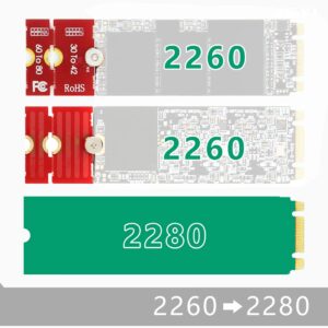 JEYI M2 M2PLUS NGFF NVME m. 2 Extended Transfer 2230, 2242, 2260, 2280 M2 Change Long Size NVME NGFF M.2 U.2 M3 M.3 SSD