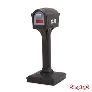 Simplay3 Dig-Free Easy Up Classic Mailbox (Black)