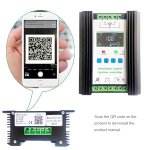 iSunergy 1000W Wind Solar Hybrid Charge Controller PWM 600W Wind + 400W Solar Boost Charge Technology Digital Intelligent Regulator with LCD Display