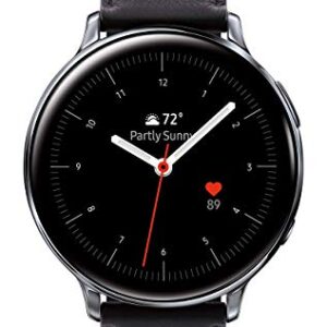 Samsung Galaxy Watch Active2 (44mm), Heart Rate Monitor, Silver (LTE Unlocked) - SM-R825USSAXAR (US Version & Warranty) (Renewed)