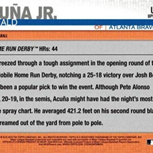 2019 Topps Update #US271 Ronald Acuna Jr. Baseball Card - 1st Career Home Run Derby - Topps All-Star Rookie