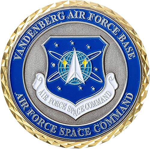 United States Air Force USAF Vandenberg Air Force Base AFB Space Command Challenge Coin