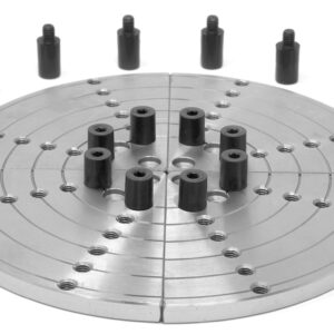 WEN LA432F 8-Inch Flat Lathe Chuck Jaws for Bowl Turning