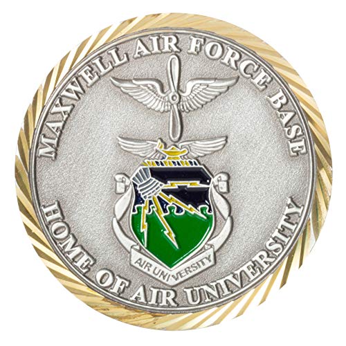 United States Air Force USAF Maxwell Air Force Base AFB Home of Air University Montgomery Alabama Challenge Coin