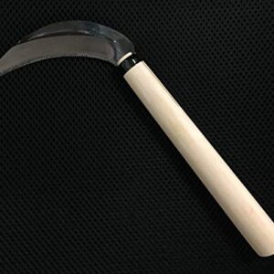 Bonsai No.24 Japanese Weeding Sickle, Serrated Edge Blade