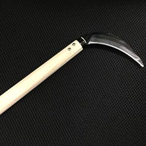 Bonsai No.24 Japanese Weeding Sickle, Serrated Edge Blade