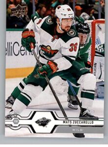 2019-20 upper deck hockey #374 mats zuccarello minnesota wild official series two trading card from ud