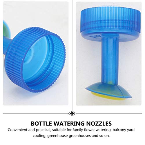 DOITOOL 20PCS Bottle Cap Sprinkler Head Plastic Bottle Watering Spout Bonsai Watering Can for Indoor Seedlings Plant Garden Watering (Random Color)