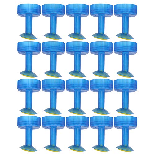 DOITOOL 20PCS Bottle Cap Sprinkler Head Plastic Bottle Watering Spout Bonsai Watering Can for Indoor Seedlings Plant Garden Watering (Random Color)