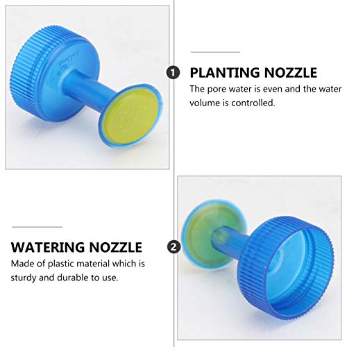 DOITOOL 20PCS Bottle Cap Sprinkler Head Plastic Bottle Watering Spout Bonsai Watering Can for Indoor Seedlings Plant Garden Watering (Random Color)