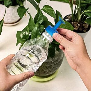 DOITOOL 20PCS Bottle Cap Sprinkler Head Plastic Bottle Watering Spout Bonsai Watering Can for Indoor Seedlings Plant Garden Watering (Random Color)