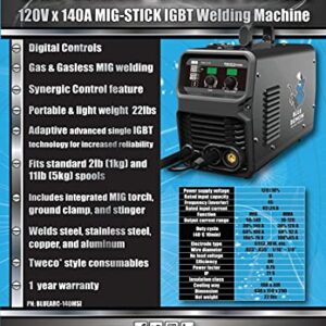 BLUEARC 140 MSI Inverter Welding Machine (BLUEARC-140MSI)