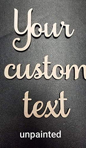 Custom Wood Word Sign, Wall Decor, Personalized Wooden Wall Art, Any cursive word or name sign