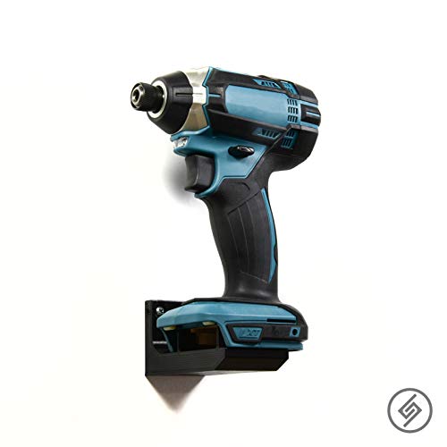 Spartan Mount for Makita 12V Tool | Wall Display Hook Holder | Power Tool Storage | Blog DIY Craft Room | All Types | Strong Low Profile Bracket | Convenient Easy Access Garage Organization