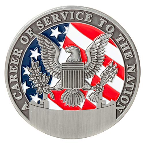 United States Air Force Retired USAF A Career of Service to The Nation Challenge Coin