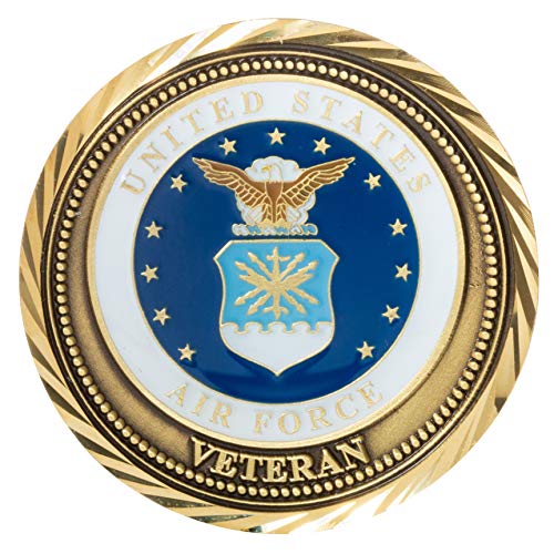 United States Air Force Veteran USAF Service to A Grateful Nation with Eagle Challenge Coin