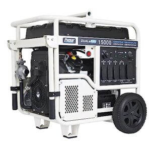 Pulsar 15,000W Dual Fuel Portable Generator with Electric Start