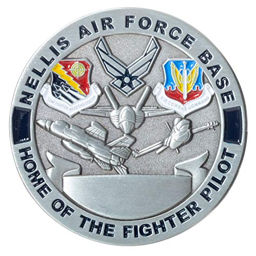 United States Air Force USAF Nellis Air Force Base Las Vegas Nevada AFB Home of The Fighter Pilot Challenge Coin