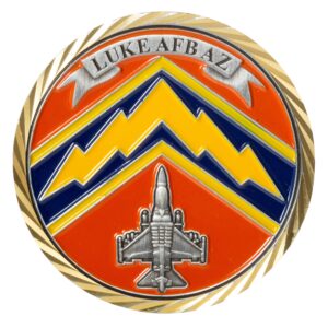united states air force usaf luke air force base afb glendale arizona challenge coin