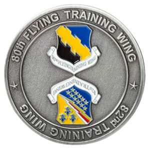 United States Air Force USAF Sheppard Air Force Base AFT 80th and 82nd Flying Training Wing Service Integrity Excellence Challenge Coin