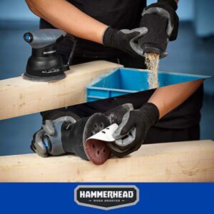 Hammerhead 2.0-Amp 5-Inch Random Orbit Sander with 12pcs Sanding Paper – HAOS020