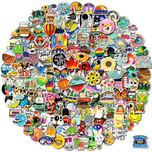 300 pcs stickers pack (50-850pcs/pack), colorful vsco waterproof stickers, cute aesthetic stickers. laptop, water bottle, phone, skateboard stickers for teens girls kids, vinyl sticker.