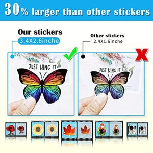 300 PCS Stickers Pack (50-850Pcs/Pack), Colorful VSCO Waterproof Stickers, Cute Aesthetic Stickers. Laptop, Water Bottle, Phone, Skateboard Stickers for Teens Girls Kids, Vinyl Sticker.