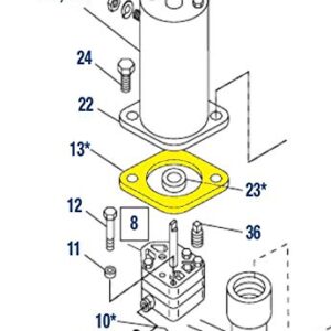 Professional Parts Warehouse Aftermarket 25861 Western/Fisher Motor Gasket - 2 Pack