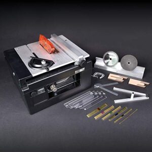 micro-mark® microlux tilt arbor saw super value package - mini table saw multifunction for woodworking enthusiasts: experience precision and versatility with the mini table saw woodworking