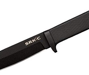 Cold Steel SRK-C Survival Rescue Fixed Blade Knife with Secure-Ex Sheath - Standard Issue Knife of the Navy Seals, Great for Tactical, Outdoors, Hunting and Survival Applications, SK-5 Steel, Compact