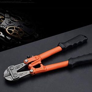 Edward Tools Bolt Cutter 14” - Heavy Duty Forged T8 Steel Blade Cuts Steel Wire, Chain Link Fence, Metal Rod, and Screw Cutters - Ergonomic Rubber Grip Handle