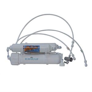 4 stage countertop reverse osmosis water purification system, 100 gpd