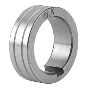 welding wire feeder roller, 30mm/1.18in steel 0.8 welding wire feeding guide wheel for wire feeder mig mag welders equipment parts(0.8mm)