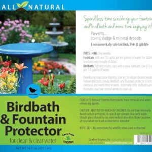 Birdbath & Fountain Protector 95566, 16 oz. for Clean and Clear Water, 16 Fl Oz (Pack of 1)