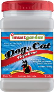 i must garden dog & cat repellent - 3lb granular - natural & pet safe
