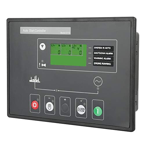 Generator Control Panel, DSE5110 Deep Sea Electronic Generator Controller Module Control Panel With 132 x 64 Pixel LCD Display, IP65 Protection Generator Sensing for Electronic Components