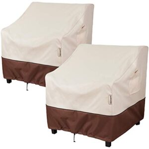 bestalent patio chair covers outdoor furniture covers waterproof fits up to 32" w x 37" d x 36" h 2pack
